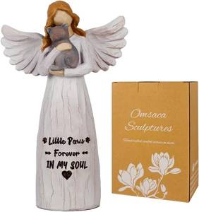 lot 1583 image: Cat Friendship Memorial Gifts for Cat Lovers - Hand-Painted 7-Inch Figurine