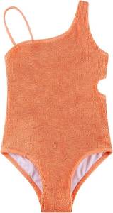 lot 1589 image: LIZENS Girls One-Piece Swimwear Adjustable Bathing Suit Size 7-8