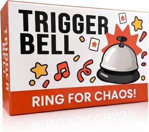 lot 1637 image: Trigger Bell Party Game - Fast Reaction Buzzer Card Game for Adults