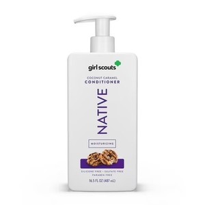 lot 1663 image: Native Moisturizing Girl Scouts Coconut Caramel Conditioner 16.5 fl oz
