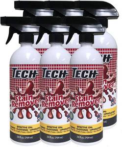 lot 1687 image: TECH Stain Remover, 24 oz Spray Bottle, 6 Pack, For Carpet & Fabrics