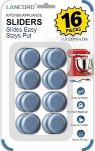 lot 1711 image: Small Appliance Sliders for Countertop, 16 Pcs, Self-Adhesive PTFE Pads