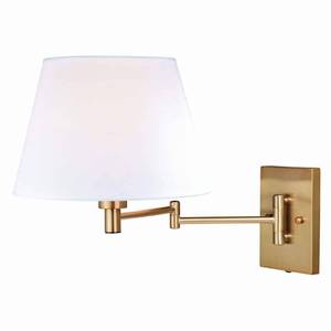 lot 18692 image: Vaxcel Chapeau Motion Sensor Swing Arm Wall Lamp W0261  Retail $111