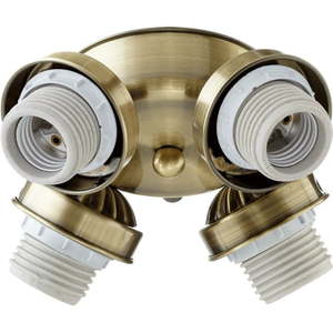 lot 18693 image: Quorum International 4-Light LED Ceiling Fixture 2401-804