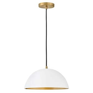 lot 18702 image: Lark Lou 1-Light Pendant Modern Mid-Century 83307MW  Retail $127.99