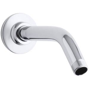 lot 18709 image: Kohler Wall Mount Shower Arm and Flange K-7397-CP