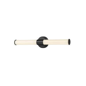 lot 18711 image: Millennium Lighting Truman LED Bathroom Vanity Fixture 24in Matte Black