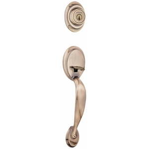 lot 18712 image: Kwikset Dakota Single Cylinder Handleset 687DA-LIP-S