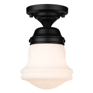 lot 18717 image: Z Lite Vaughn 1 Light Flush Mount Ceiling Fixture