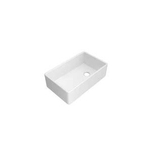 lot 18761 image: Rohl Allia Farmhouse Fireclay Kitchen Sink 32-34  Retail $897.64