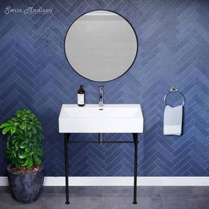 lot 18766 image: Swiss Madison Claire 30 Console Sink SM-CS772  Retail $222.96