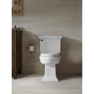 lot 18769 image: Kohler K-4434 Memoirs Stately Toilet 1.28 GPF  Retail $501
