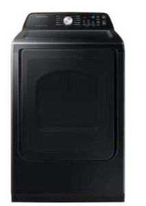 lot 39523 image: Samsung 7.4-cu ft Vented Gas Dryer, Brushed Black  Retail $629