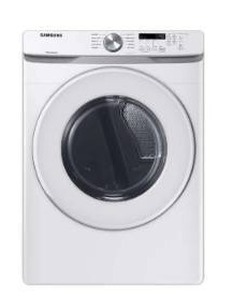 lot 39524 image: Samsung 7.5 cu. ft. Gas Dryer DVG45T6000WA3  Retail $829