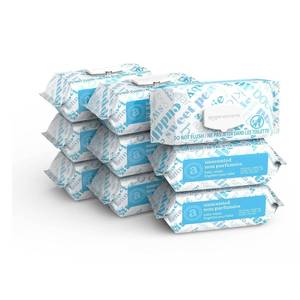 lot 12762 image: Amazon Elements Baby Wipes, Unscented, Alcohol-Free, 810 Count, Flip-Top