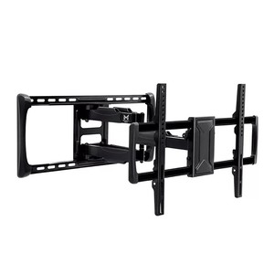 lot 12765 image: Members Mark Full Motion TV Wall Mount with Dual Arms for 32-98 TVs