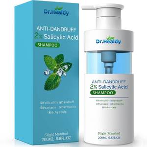 lot 12793 image: Salicylic Acid Shampoo 2% for Dandruff & Itch Relief - SulfateParaben 2-Pack