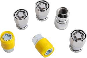 lot 12838 image: M12x1.5 Wheel Lock Lug Nut Kit Anti-Theft Compatible AccordCivicCR-V