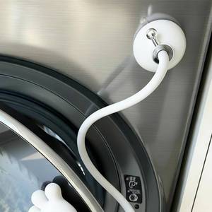 lot 12839 image: Front Load Washer Door Prop and Stopper, Removable Holder with Suction Base
