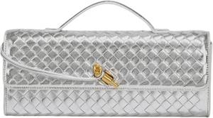 lot 12905 image: NEWBELLA Handwoven Womens Clutch Purse, Crossbody with Adjustable Strap