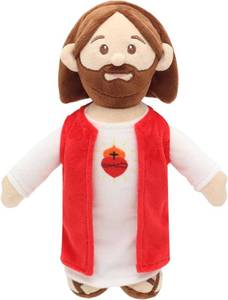 lot 12919 image: Yelakey 11 Jesus Plush, Heart of Jesus Doll for Kids, Church & Easter Gift