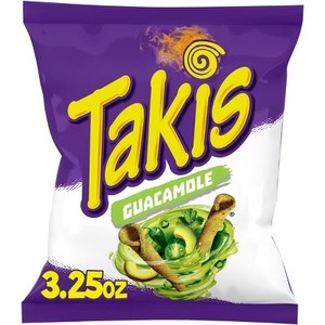 lot 12967 image: 3 Pack Guacamole Takis - Small bags