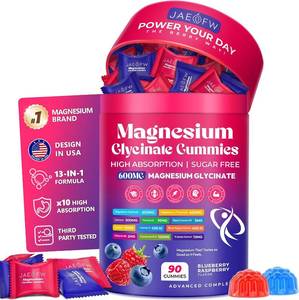lot 12973 image: Magnesium Glycinate Gummies 1000mg   Sugar Free, Vegan, CoQ10 & Vitamin D3