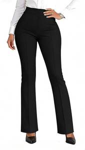 lot 13088 image: Agenlulu Womens Dress Pants Elastic High-Waisted Stretch Bootcut Slacks XL