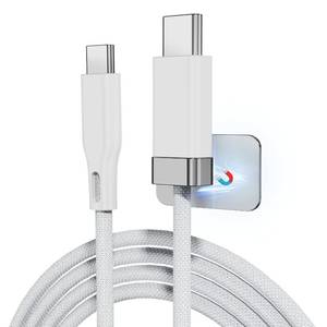lot 13106 image: USB-C to USB-C Cable StayCable with Organizer Holder, 5ft, 60W Fast Charge