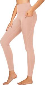 lot 13114 image: Stelle High-Waisted Yoga Leggings with Pockets, Buttery Soft, Tummy Control XL