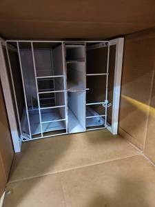 lot 18785 image: White Metal Shelving, Lap tops, lens wipes and more