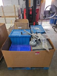 lot 18793 image: Pallet of Industrial Casters and Wheels Various Sizes