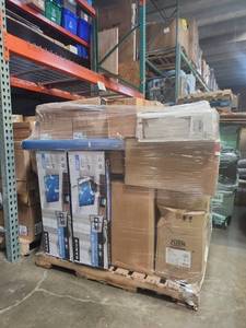 lot 18797 image: Pallet Lot of Blank Stickers, Fans, IPad Cases, And More
