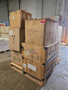 lot 18804 image: Pallet of Assorted Gift Boxes, Jewelry Boxes, Projector Screens and More