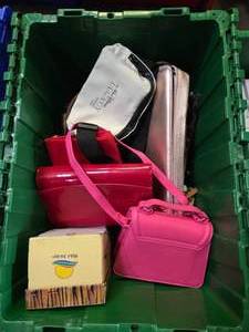 lot 18816 image: Pallet Lot of Assorted Clothing Accessories, Jewelry, Curtains, Otter Box Phone Cases, and More