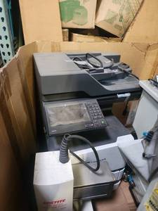 lot 18818 image: Branson 2000iw Ultrasonic Cleaner w Loctite Robot, Printer, and Micro-Welding Station