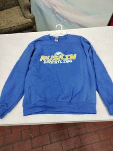 lot 63727 image: Ruskin Wrestling Blue Crewneck Shirt