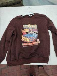 lot 63729 image: Shein Mens Crewneck Sweatshirt Maroon The Dream Is True Size Small