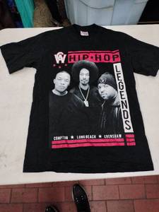 lot 63754 image: WEST COAST T-shirt Rap Hip Hop Legends Compton Long Beach Crenshaw Mens Tee - M