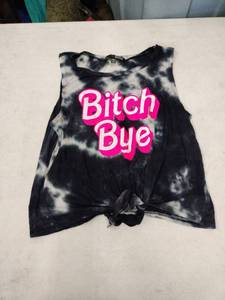 lot 63762 image: Rebel Sugar Tie-Dye Knot Tank Top - L
