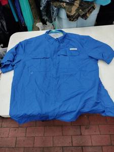 lot 63774 image: Realtree Royal Blue Fishing Shirt - XL