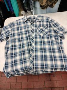 lot 63786 image: RedHead brand mens plaid shirt - Blue - 2XL