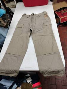 lot 63809 image: Duluth Trading Co. Mens Ultimate Fire Hose Cargo Work Pants - 36x30