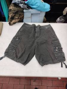 lot 63821 image: Dark Grey Cargo Shorts