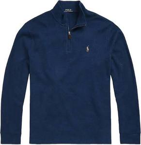 lot 63713 image: Polo by Ralph Lauren navy blue quarter-zip pullover - XXL
