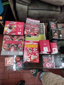 lot 61004 image: Lot of Kansas City Chiefs Memorabilia