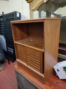 lot 61036 image: Rustic Brown Night Stand