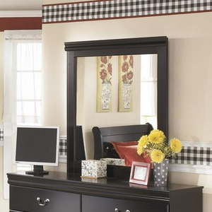 lot 61091 image: Signature Design by Ashley Huey Vineyard Bedroom Mirror