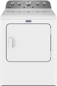 lot 61074 image: Maytag 29 Inch Electric Dryer with 7.0 Cu. Ft. Capacity, Heavy-Duty Motor, Interior Light, 12 Dryer Cycles, Moisture Sensing, End-of-Cycle Signal, Timed Dry, and Wrinkle Control Option
