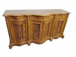 lot 61008 image: Brown Storage Wooden Cabinet by Shaan Enterprises